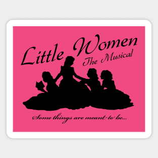 Little Women - Black Design Magnet